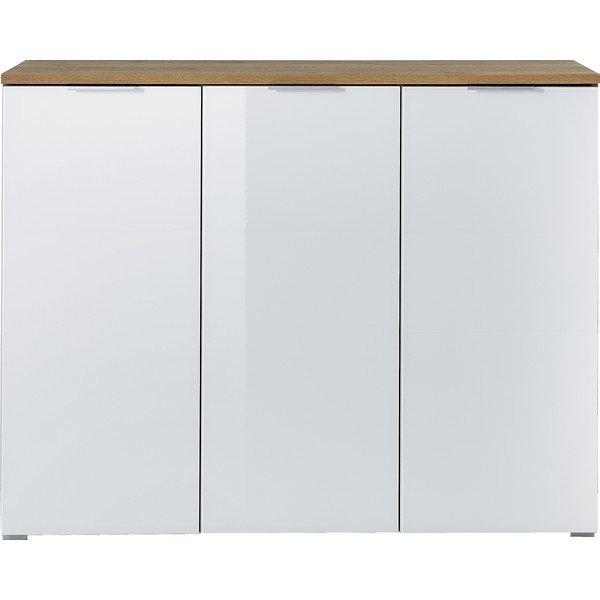 Balts ozolkoka imitācijas apavu plaukta Telde – Germania-image-2