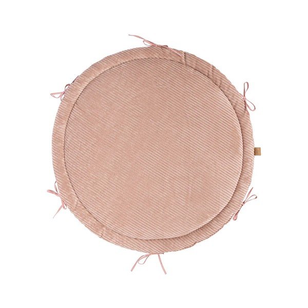 Rozā zīdaiņu ligzdiņa 100x100 cm – Meowbaby-image-3