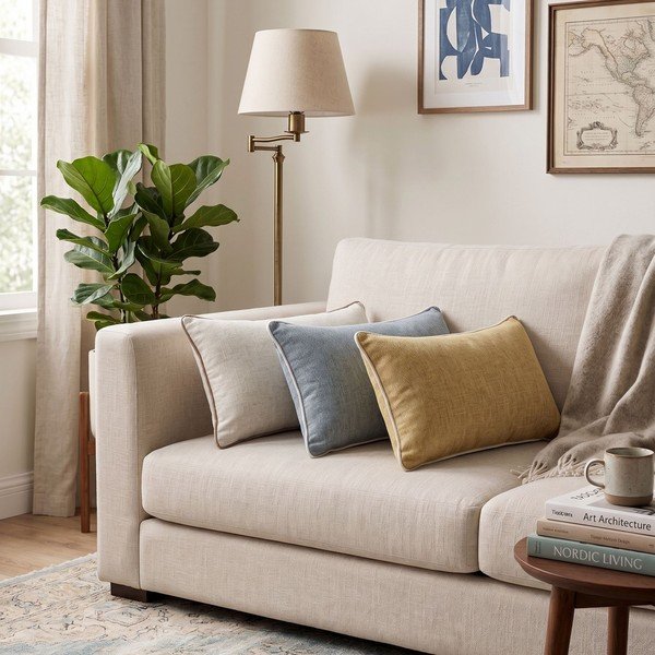 Spilvendrānas (2 gab.) 30x50 cm Linen – Mioli Decor-image-3