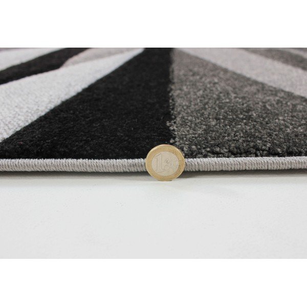 Melns un pelēks paklājs Flair Rugs Shatter Black Grey, 160 x 230 cm-image-3