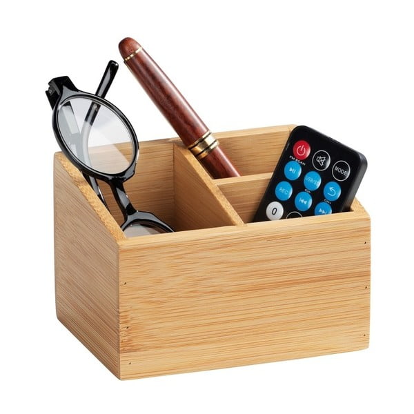 Bambusa vannas istabas organizators ar 3 nodalījumiem Wenko Terra-image-1