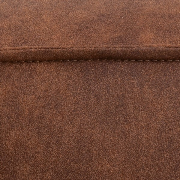 Brūns mākslīgās ādas pufs Actona Mie, 40 x 40 cm-image-4