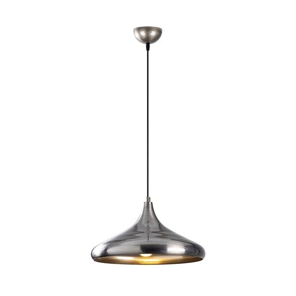 Sudraba krāsas piekaramā lampa ar metāla abažūru ø 35 cm Nile – Opviq lights-image-2