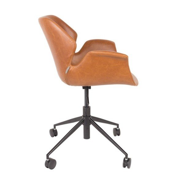 Brūns biroja krēsls Zuiver Office Chair Nikki-image-2