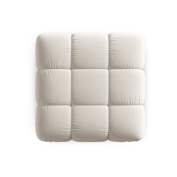 Bēšs samta modulārais kāju soliņš Bellis – Micadoni -image-4