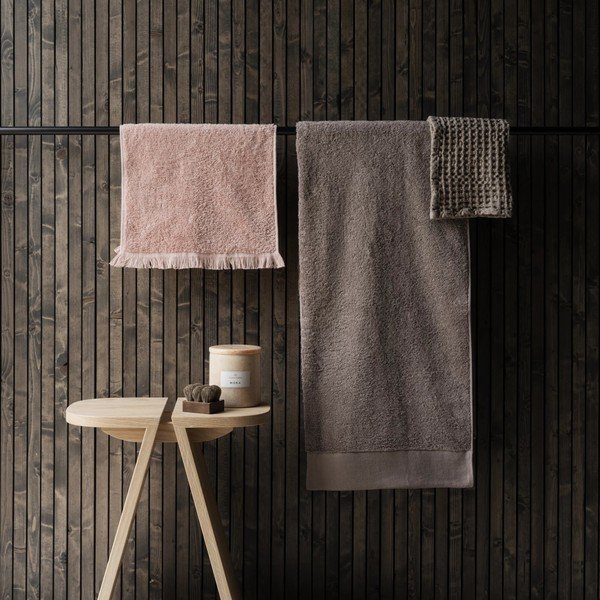 Rozā kokvilnas dvieļi (2 gab.) 30x50 cm FRINO – Blomus-image-1