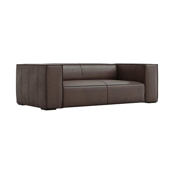 Brūns ādas dīvāns 212 cm Madame – Windsor & Co Sofas-image-2