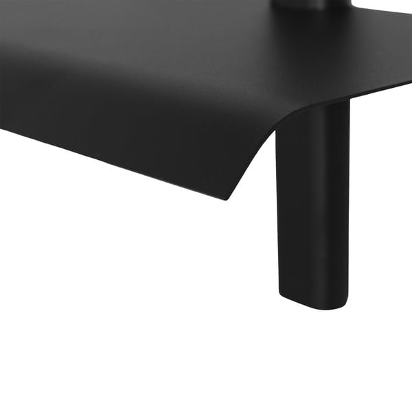 Melns metāla sienas plaukts 60 cm Hola – Spinder Design-image-4