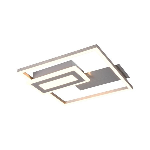 Sudraba krāsas LED griestu lampa 30x33 cm Spiro – Reality-image-1