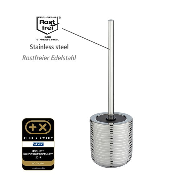 Keramikas tualetes birste sudraba krāsā Vilalba – Wenko-image-4