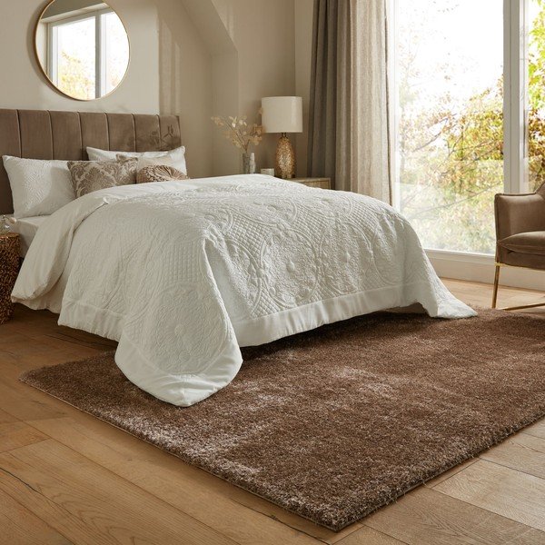Brūns paklājs no pārstrādātas šķiedras 120x170 cm Velvet – Flair Rugs-image-1