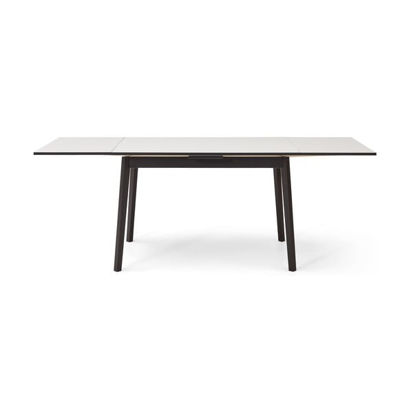 Melnbalts izvelkamais ēdamgalds ar ozolkoka imitāciju Hammel Single, 120 x 80 cm-image-4