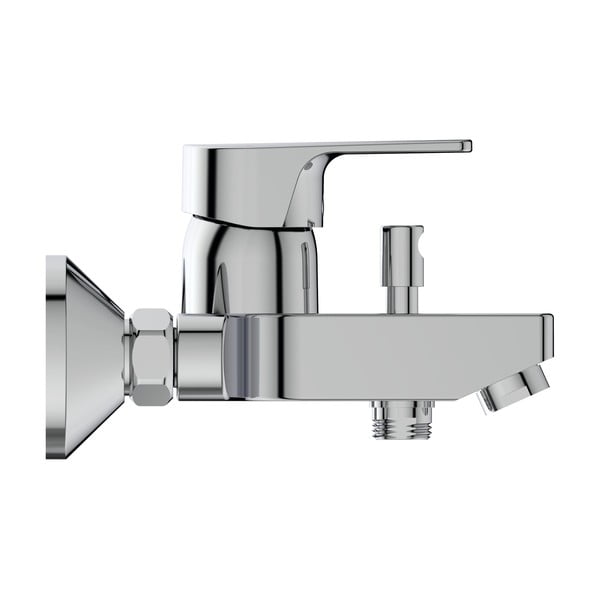 Spīdīgas sudraba krāsas jaucējkrāns vannai/sienas Cerafine D – Ideal Standard-image-4