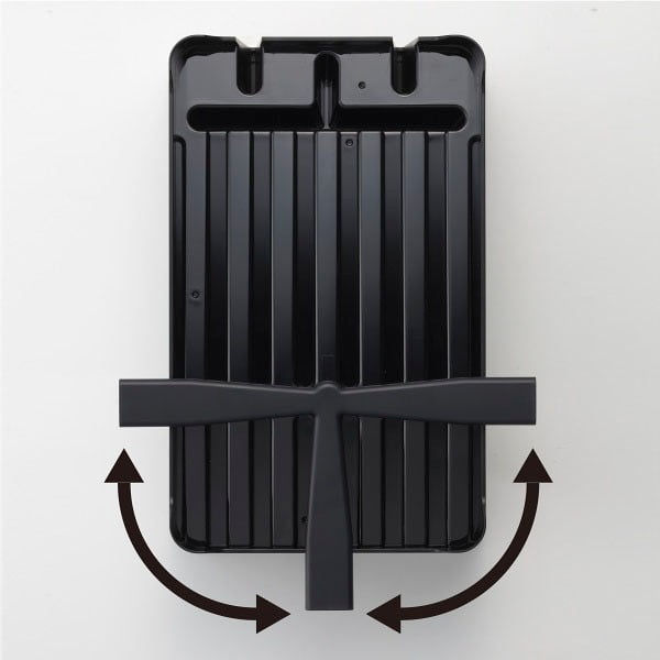 Melns trauku žāvētājs YAMAZAKI Tower-image-3