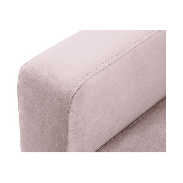 Rozā samta Kooko Home zvilnis Harmony, kreisais stūris-image-1