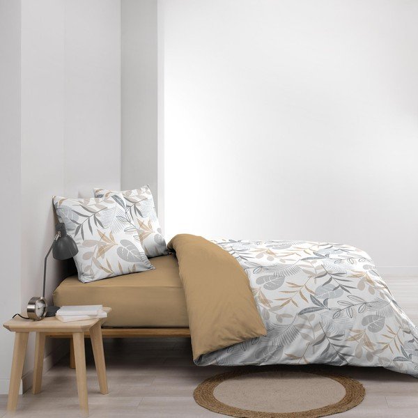 Dzeltena/balta divguļamā gultas veļa 240x220 cm Kimberly – douceur d'intérieur-image-4