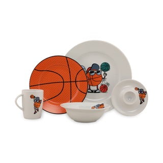 Porcelāna pusdienu komplekts bērniem (5 gab.) Kütahya Porselen Basketball