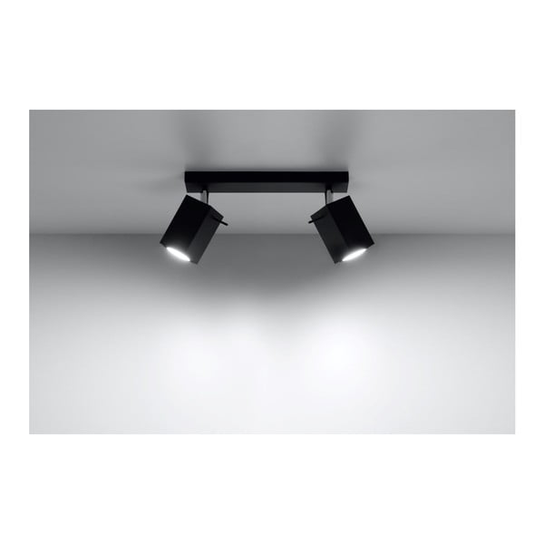 Melna griestu lampa Sollux Toscana-image-2