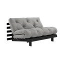 Pelēks salokāms dīvāns 140 cm Roots Black Night – Karup Design