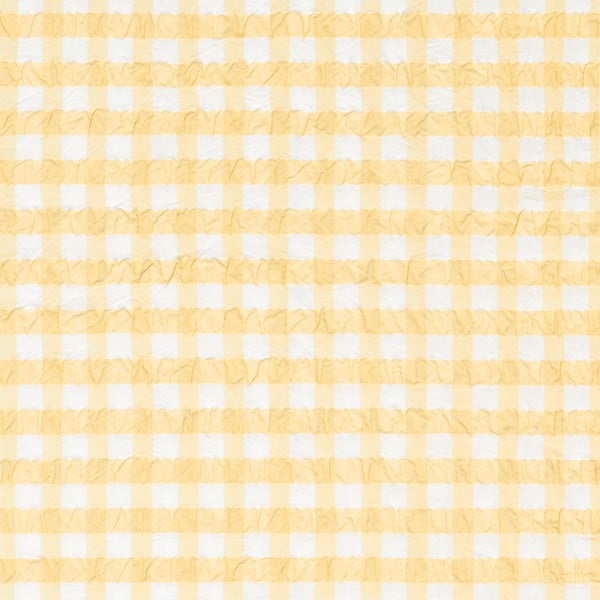 Dzeltena/balta vienvietīga gultas veļa no krepa auduma 140x200 cm Bæk&Bølge – JUNA-image-2