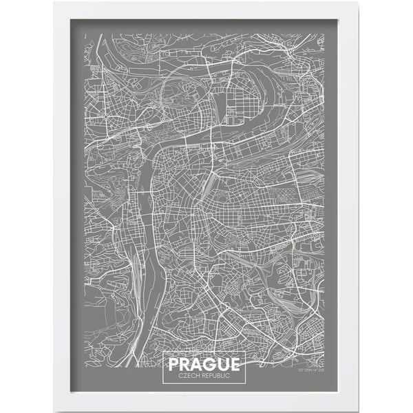 Plakāts rāmī 40x55 cm Prague – Wallity