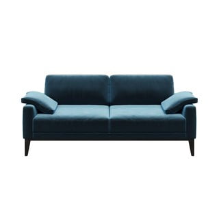 Zils samta dīvāns MESONICA Musso, 173 cm