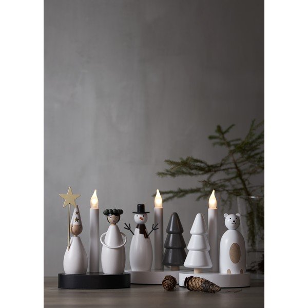 Balts Ziemassvētku gaismas dekors Christmas Joy – Star Trading-image-2