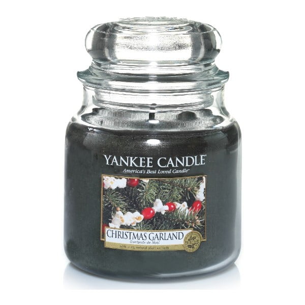 Ziemassvētku aromātiskā svece Yankee Candle, degšanas laiks 65 - 90 stundas