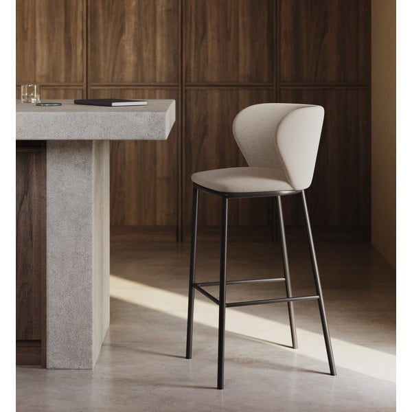 Bēšs bāra krēsls 102 cm Ciselia – Kave Home-image-1