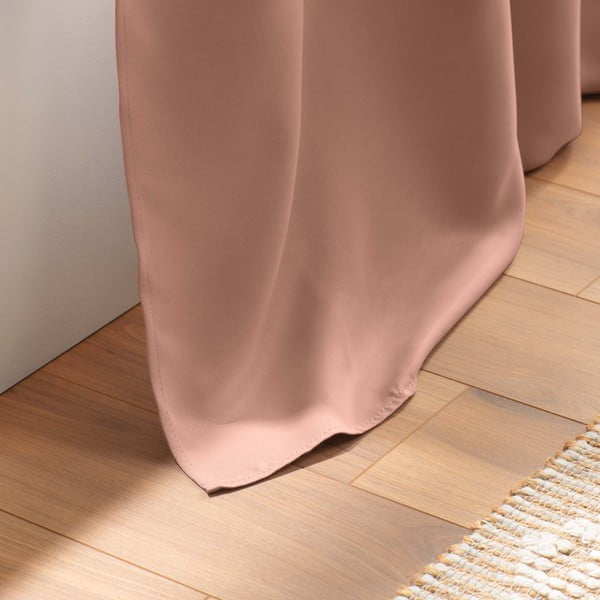 Rozā gaismu necaurlaidīgs aizkars 135x180 cm Occult – douceur d'intérieur-image-3