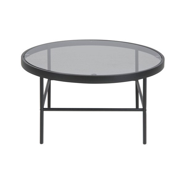 Melns apaļš žurnālgaldiņš ø 80 cm Hoya – Actona-image-2