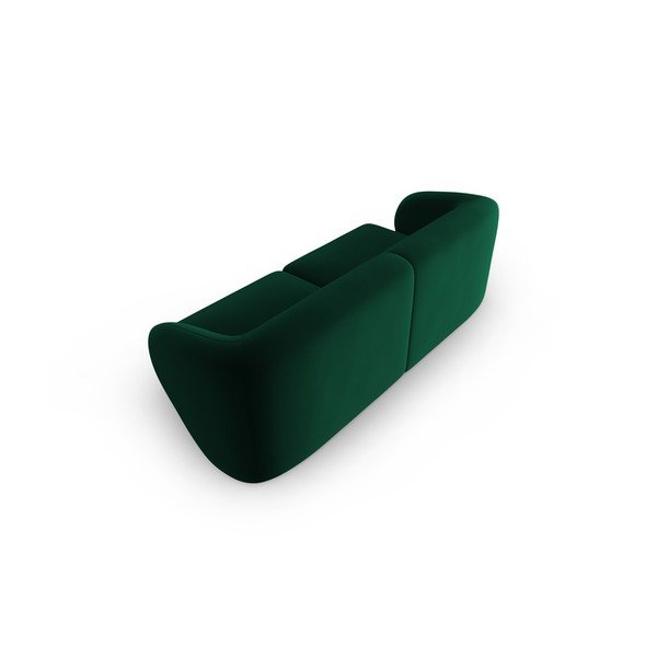 Zaļš samta dīvāns 188 cm Paolo – Milo Casa-image-3