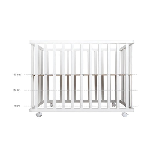 Balta bērnu sētiņa 100x75 cm Roba style – Roba-image-3