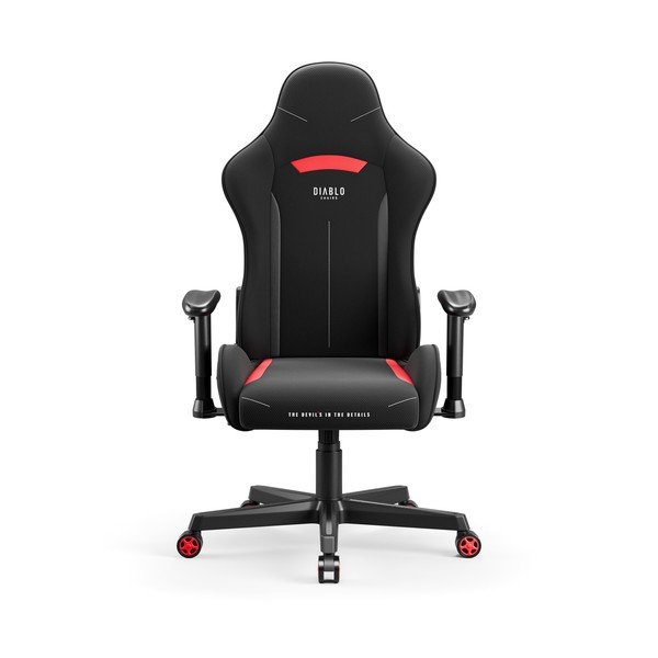 Melns geimeru krēsls X-Starter – Diablo Chairs-image-2