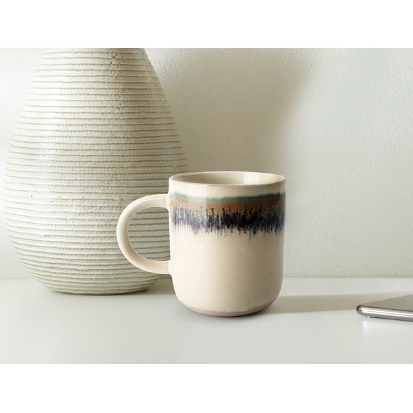 Bēša akmensmasas krūze 450 ml Muggies – Salt&Pepper-image-1