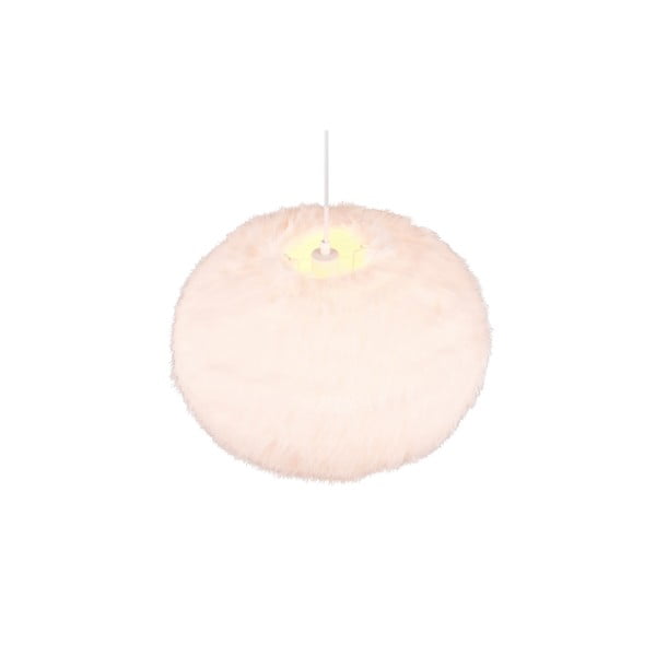 Krēmkrāsas piekaramā lampa ø 50 cm Furry – Reality-image-3