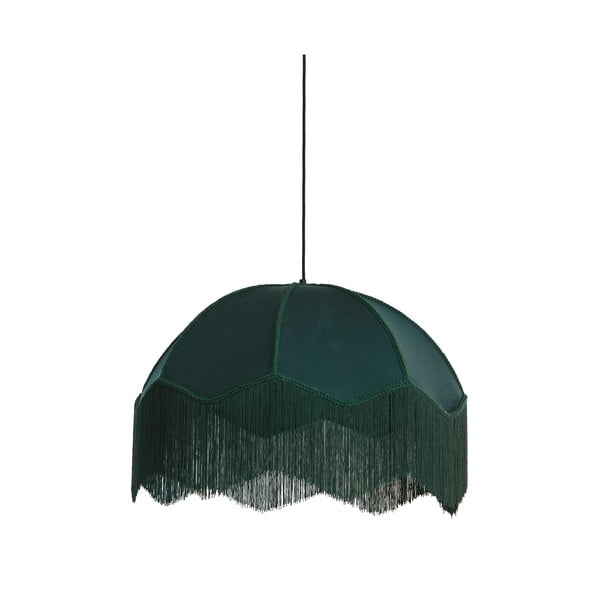 Zaļganzila piekaramā lampa ar auduma abažūru ø 60 cm Malacia – Light & Living