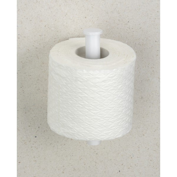 Balts nerūsējošā tērauda pašlīmējošs tualetes papīra turētājs Orea – Wenko-image-1