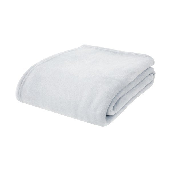 Gaiši pelēks mikroplīša pleds 130x170 cm Raschel Velvet – Catherine Lansfield