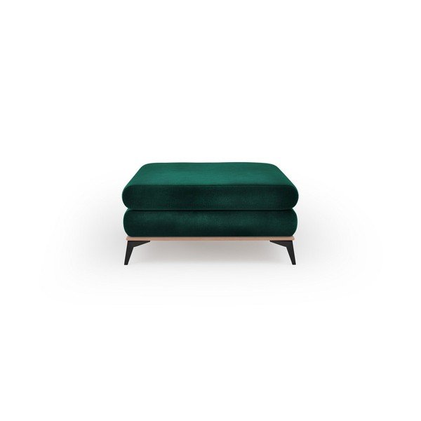 Tumši zaļš samta kāju soliņš Windsor & Co Sofas Astre-image-3
