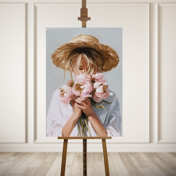 Attēls ar manuāli gleznotiem elementiem 70x100 cm Estelle – Styler-image-3