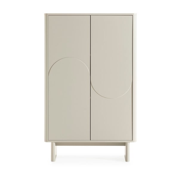 Krēmkrāsas skapītis 80x130x40 cm Solei – MOME