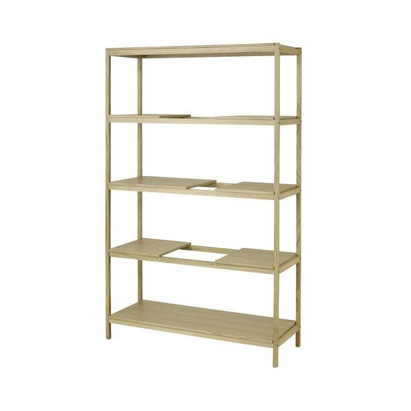 Dabīga toņa plaukts ar ozolkoka imitāciju 105x170x40 cm Sukoya – Blomus-image-2