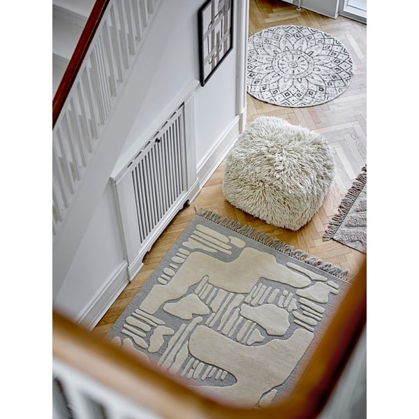 Krēmkrāsas vilnas pufs Lomba – Bloomingville-image-3