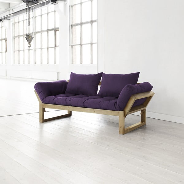Dīvāns Edge violets/naturāls