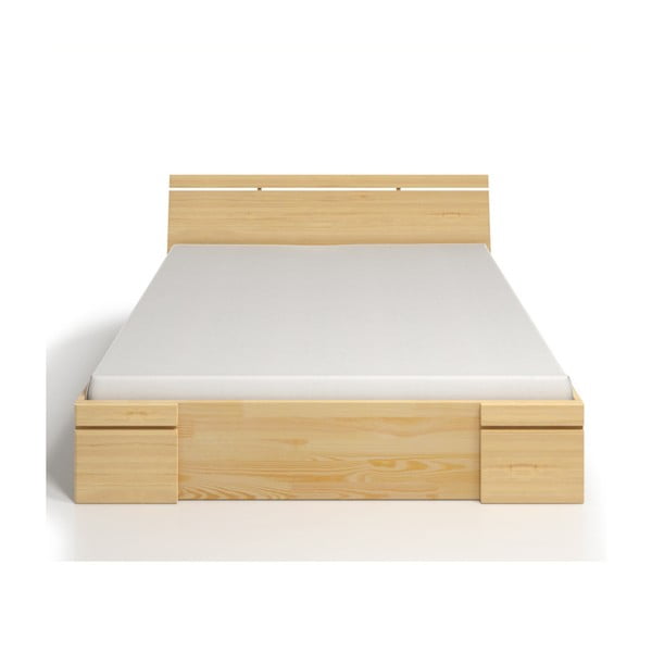 Divguļamā gulta no priedes koka ar atvilktni SKANDICA Sparta Maxi, 180 x 200 cm