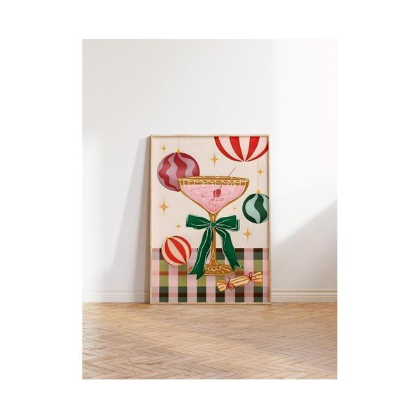 Drukāta glezna ar rāmi 30x40 cm – Wallity-image-1