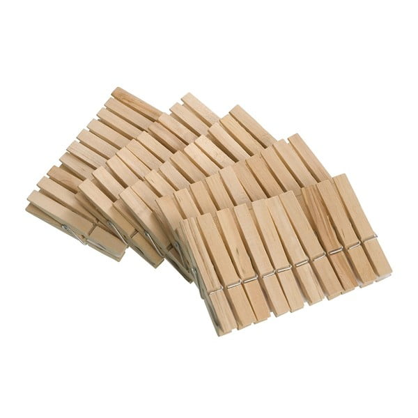 50 koka apģērba knaģu komplekts Wenko Pegs-image-1