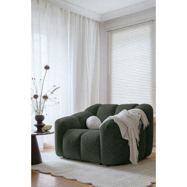 Tumši zaļš atpūtas krēsls Shell – Miuform-image-2