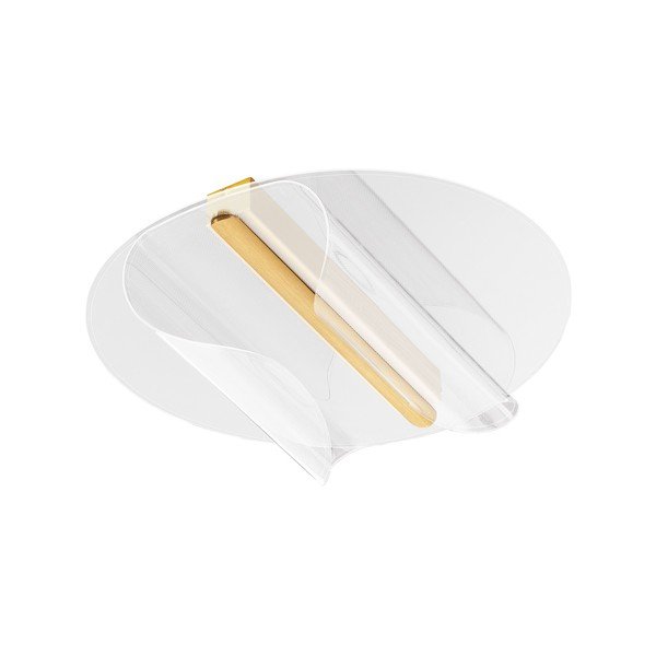 Zelta krāsas alumīnija LED griestu lampa ar regulējamu spilgtumu 55x45 cm Valentin – Nova Luce